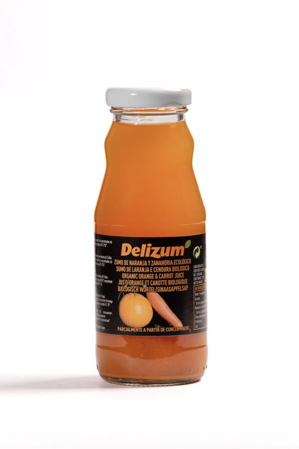 ZUMO DE ZANAHORIA Y NARANJA ECOLÓGICO