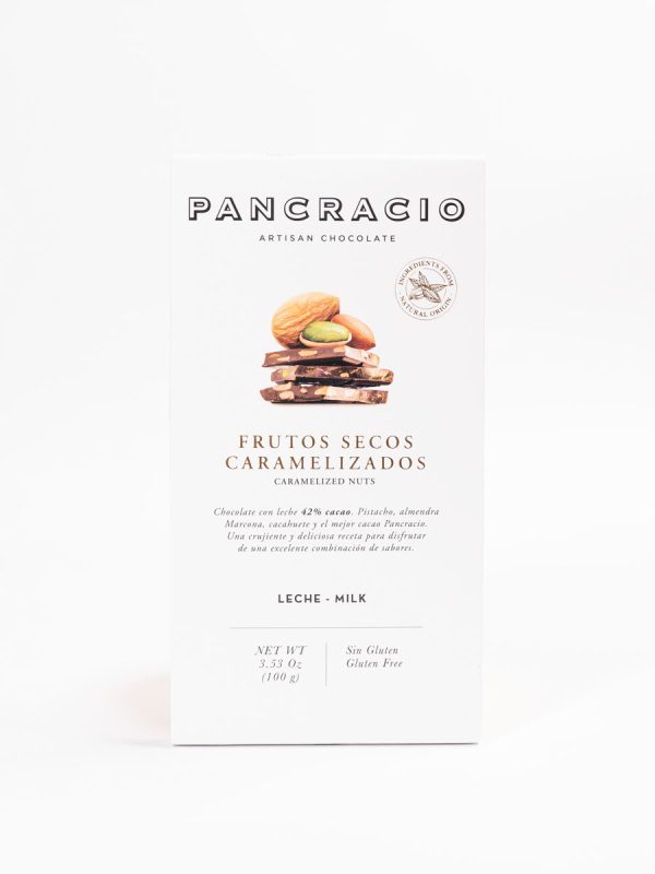 CHOCOLATE ARTESANO DE FRUTOS SECOS CARAMELIZADOS