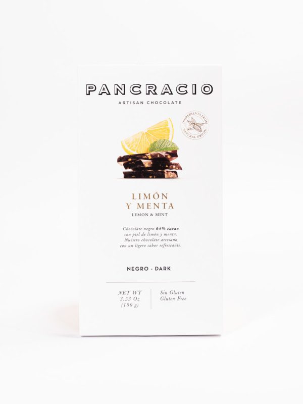 CHOCOLATE ARTESANO DE LIMÓN Y MENTA