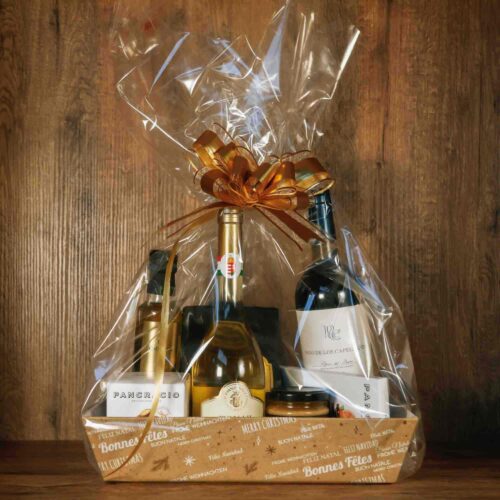 Christmas Gift Basket "Golden Elegance".